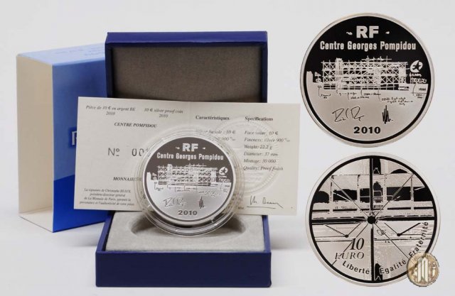 10 Euro 2010 Centro Georges Pompidou 2010 (Parigi)