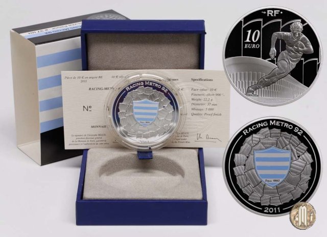 10 Euro 2011 Les grands clubs de sports collectifs - Le Racing Métro 92 2011 (Parigi)