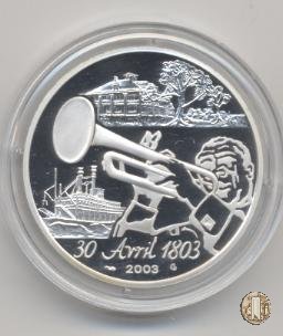 1 1/2 Euro 2003 Vendita della Louisiana agli USA 2003 (Parigi)