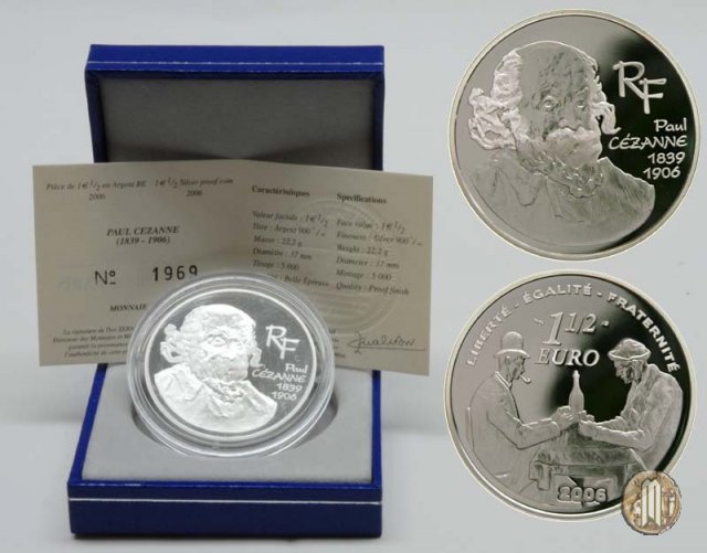 1 1/2 Euro 2006 100° Anniversario della morte di Paul Cézanne 2006 (Parigi)