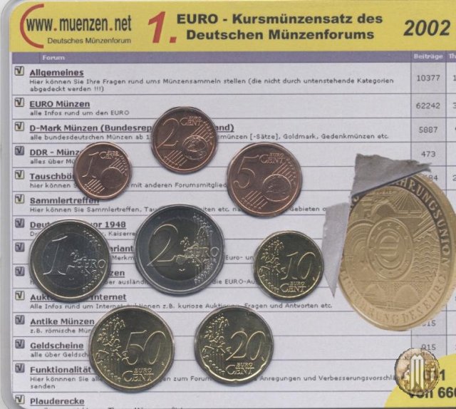 2002 - Bayerische Hauptmünzamt München 2002 (Monaco)