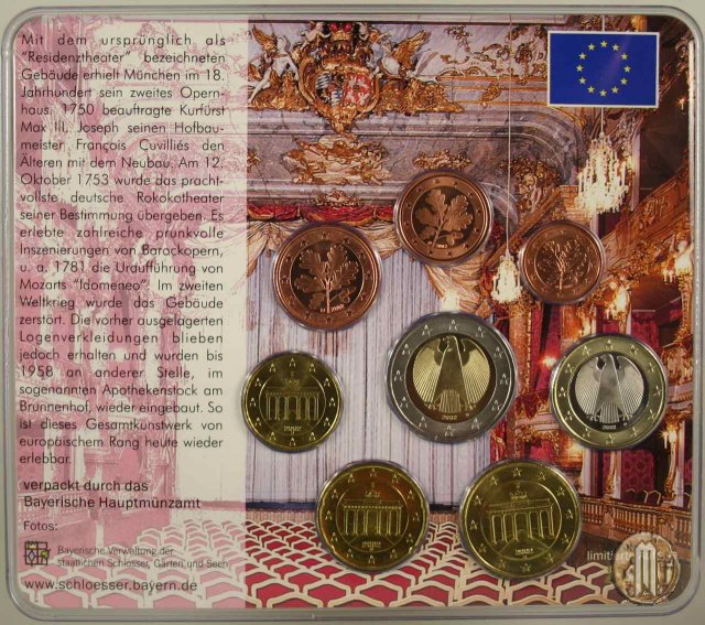 2002 - Bayerische Hauptmünzamt München 2002 (Monaco)