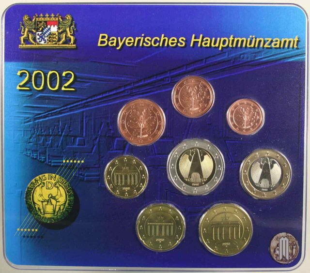 2002 - Bayerische Hauptmünzamt München 2002 (Monaco)