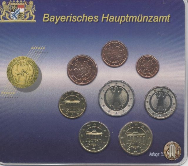 2002 - Bayerische Hauptmünzamt München 2002 (Monaco)