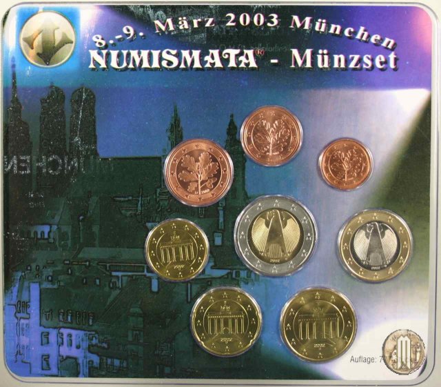 2002 - Bayerische Hauptmünzamt München 2002 (Monaco)