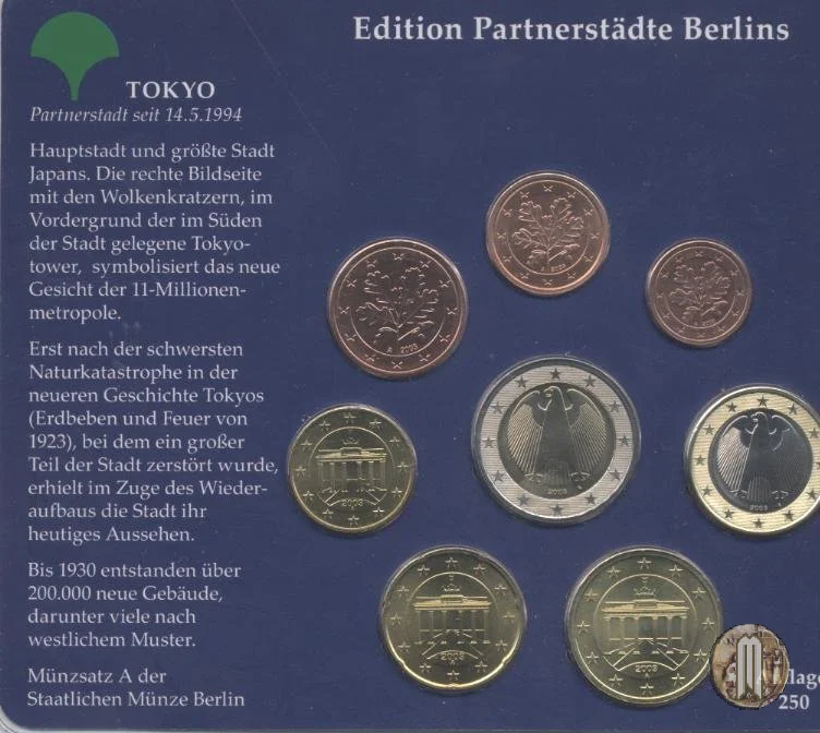 2003 - Staatliche M&uuml;nze Berlin 2003 (Berlino)