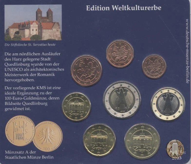 2003 - Staatliche M&uuml;nze Berlin 2003 (Berlino)