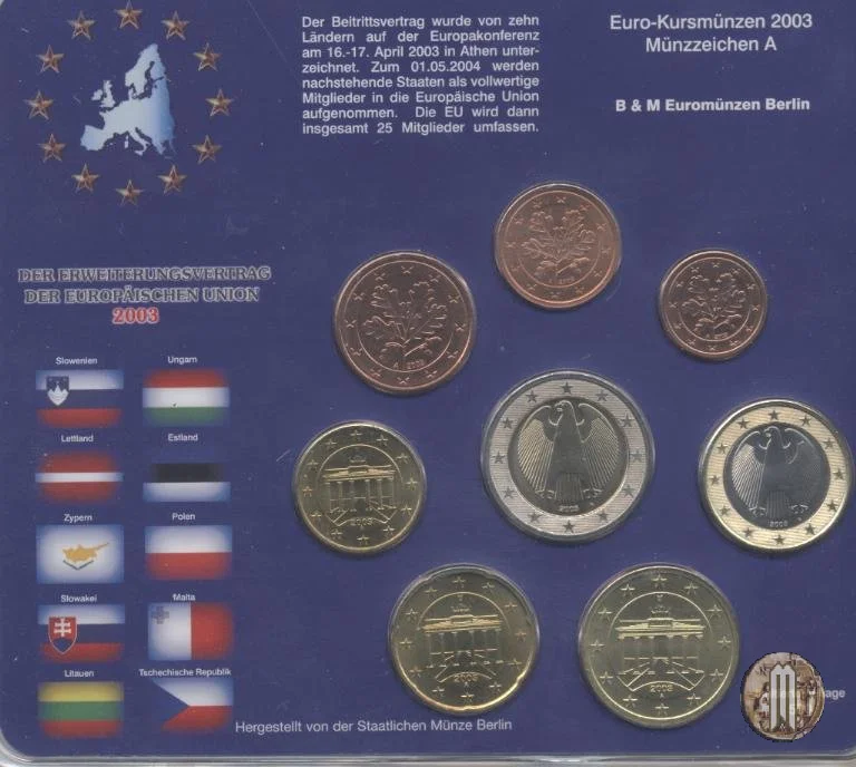 2003 - Staatliche M&uuml;nze Berlin 2003 (Berlino)