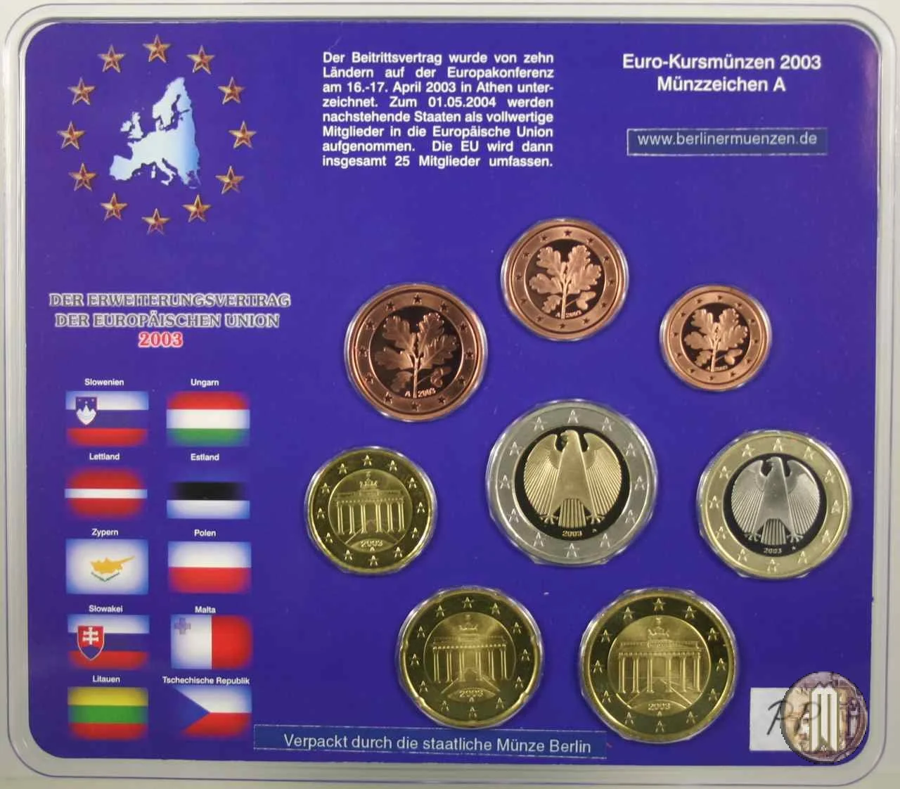 2003 - Staatliche M&uuml;nze Berlin 2003 (Berlino)