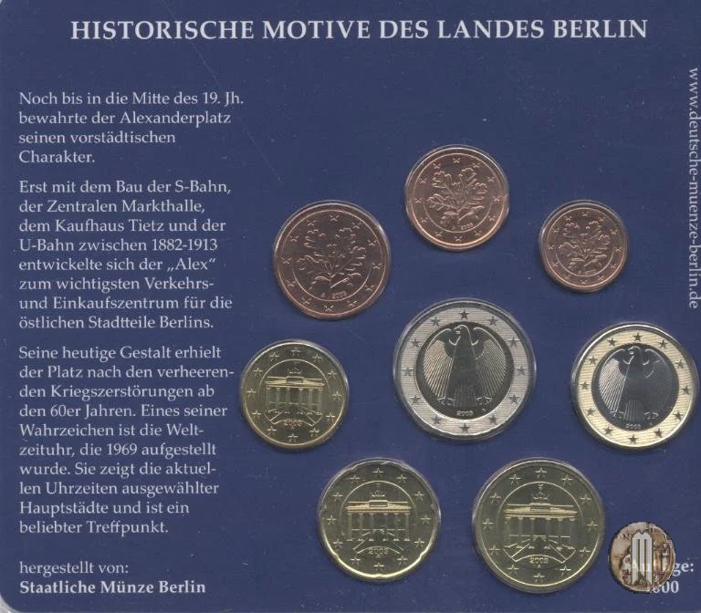 2003 - Staatliche M&uuml;nze Berlin 2003 (Berlino)