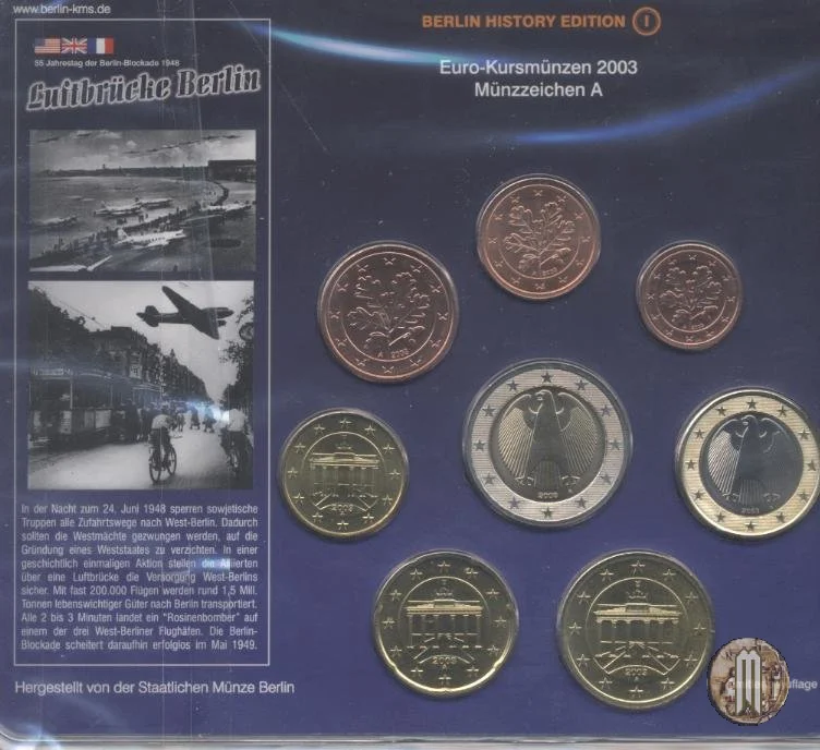 2003 - Staatliche M&uuml;nze Berlin 2003 (Berlino)