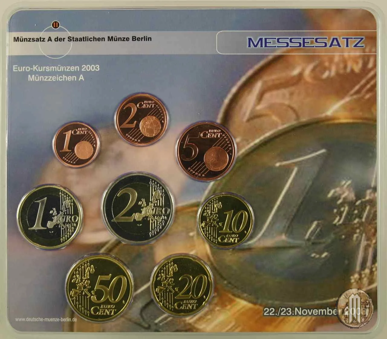 2003 - Staatliche M&uuml;nze Berlin 2003 (Berlino)