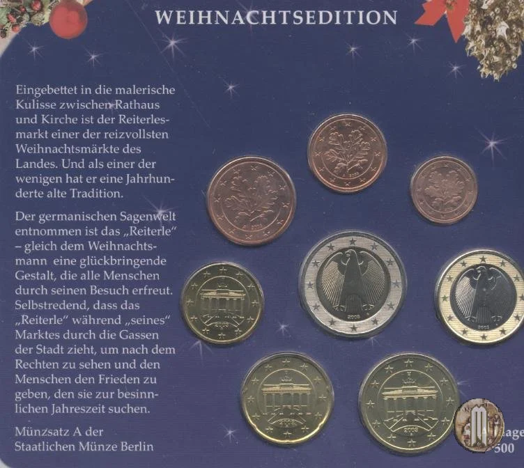 2003 - Staatliche M&uuml;nze Berlin 2003 (Berlino)