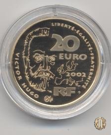 20 Euro 2002 Gavroche (Bicentenario della Nascita di Victor Hugo) 2002 (Parigi)