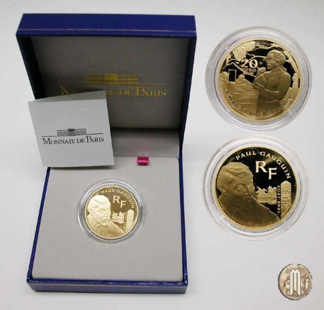 20 Euro 2003 100° Anniversario della morte di Paul Gauguin 2003 (Parigi)