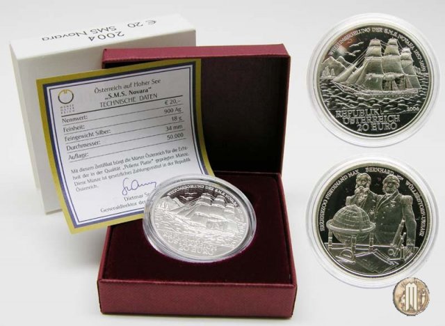 20 Euro 2004 S.M.S. Novara 2004 (Vienna)