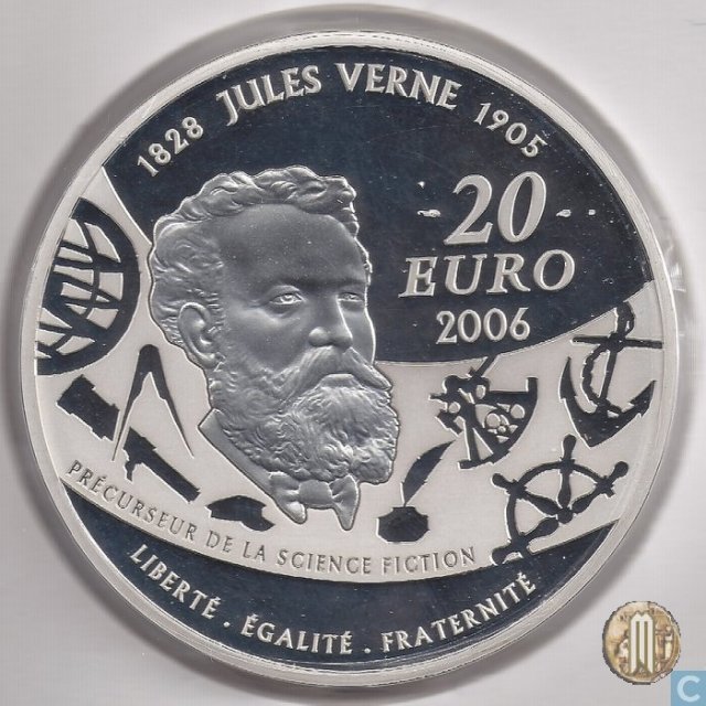 20 Euro 2006 100° Anniversario della morte di Jules Verne - Michele Strogoff 2006 (Parigi)