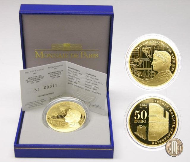 50 Euro 2004 Bicentenario dell'incoronazione di Napoleone I 2004 (Parigi)