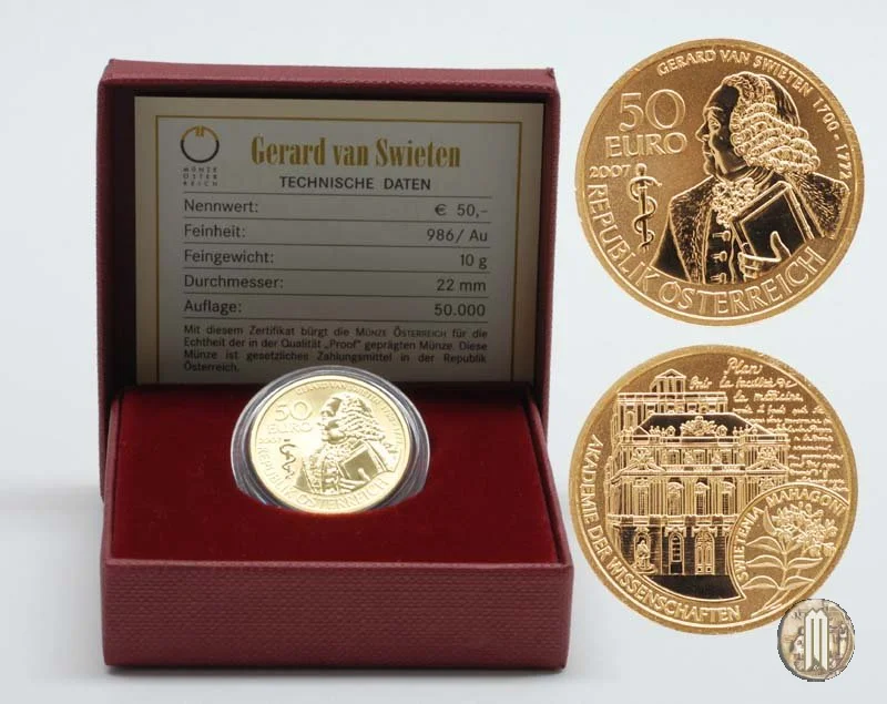 50 Euro 2007 Gerard van Swieten 2007 (Vienna)