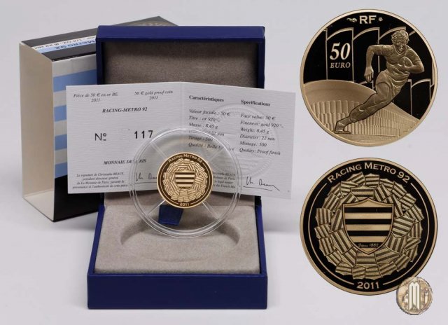 50 Euro 2011 I grandi club degli sport di squadra - Le Racing Métro 92 2011 (Parigi)