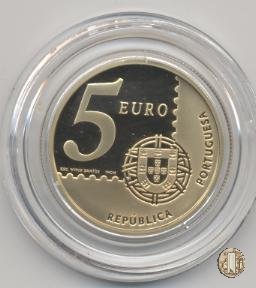 5 Euro 2003 150 anni del primo francobollo in Portogallo 2003 (Lisbona)