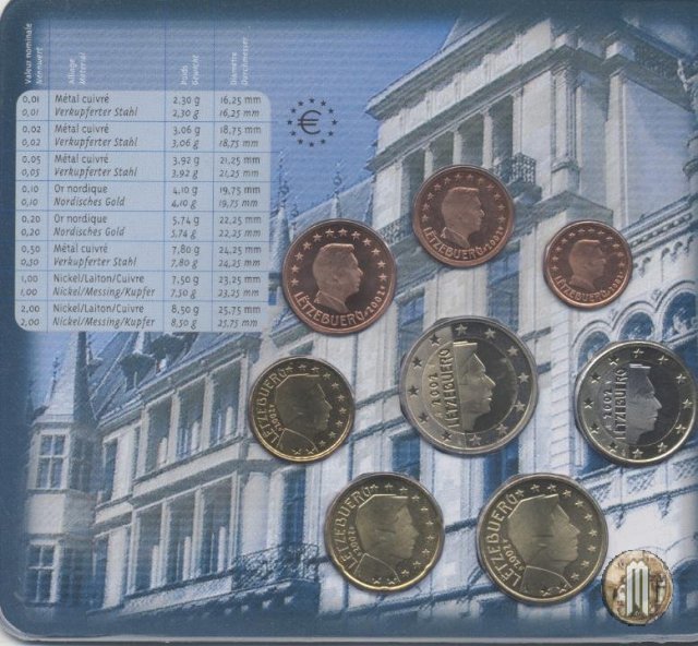 Lussemburgo 2002 FdC 2002 (Utrecht)