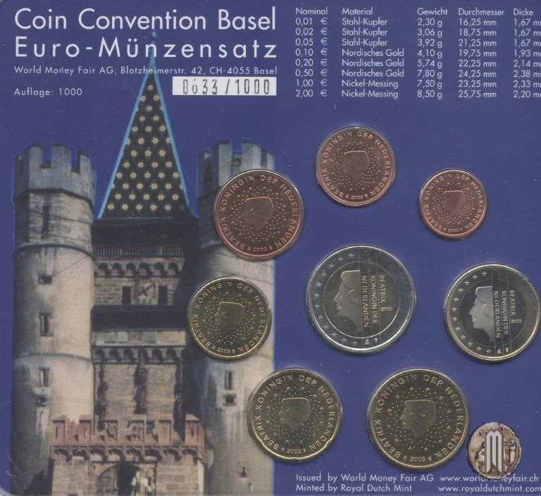 Paesi Bassi 2003 FdC 2003 (Utrecht)