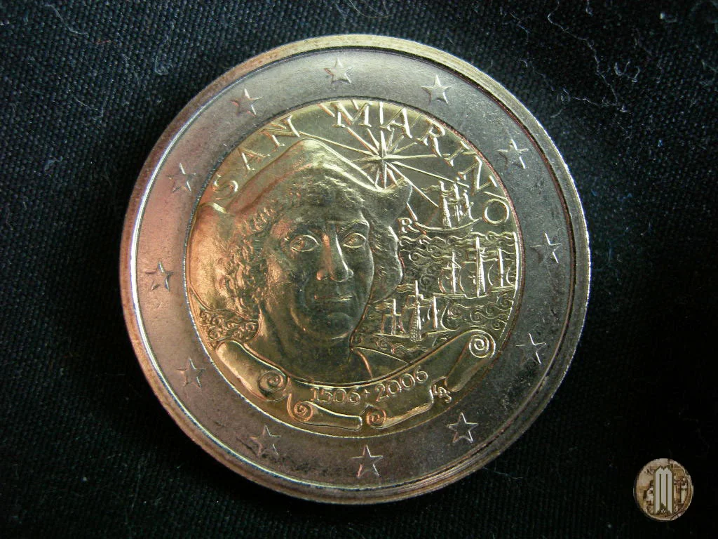 2 Euro 2006 500&deg; Anniversario della Morte di Cristoforo Colombo 2006 (Roma)
