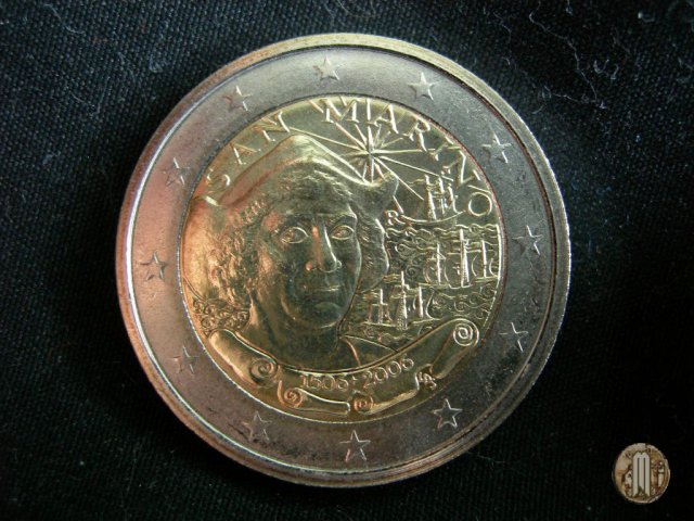 2 Euro 2006 500° Anniversario della Morte di Cristoforo Colombo 2006 (Roma)