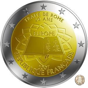 2 Euro 2007 50° Anniversario dei Trattati di Roma 2007 (Parigi)