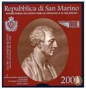 2 Euro 2004 Centenario delle Celebrazioni di Bartolomeo Borghesi 2004 (Roma)