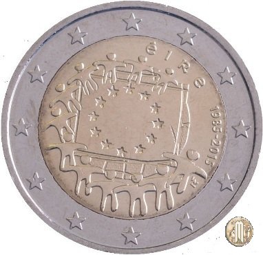 2 Euro 2015 30° Anniversario della bandiera europea 2015