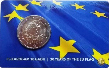 2 Euro 2015 30° Anniversario della bandiera europea 2015 (Stoccarda)
