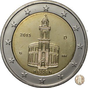 2 Euro 2015 Chiesa di San Paolo a Francoforte 2015