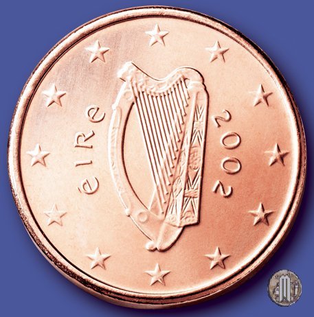 1 centesimo di Euro 2002 (Dublino)