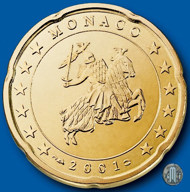 20 centesimi di Euro 2001 (Parigi)