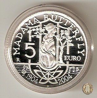 5 Euro 2004 Giacomo Puccini 2004 (Roma)