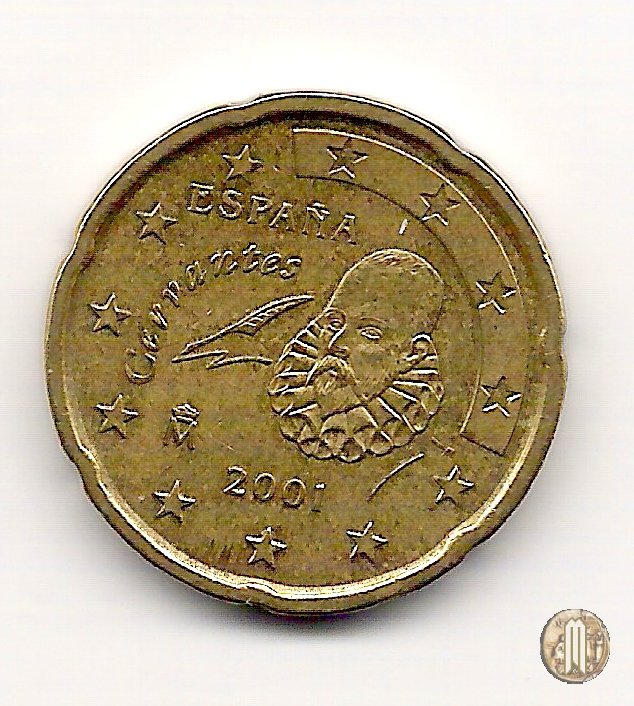 20 centesimi di Euro 2001 (Madrid)