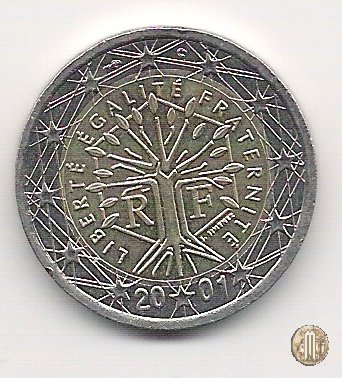 2 Euro 2001 (Parigi)