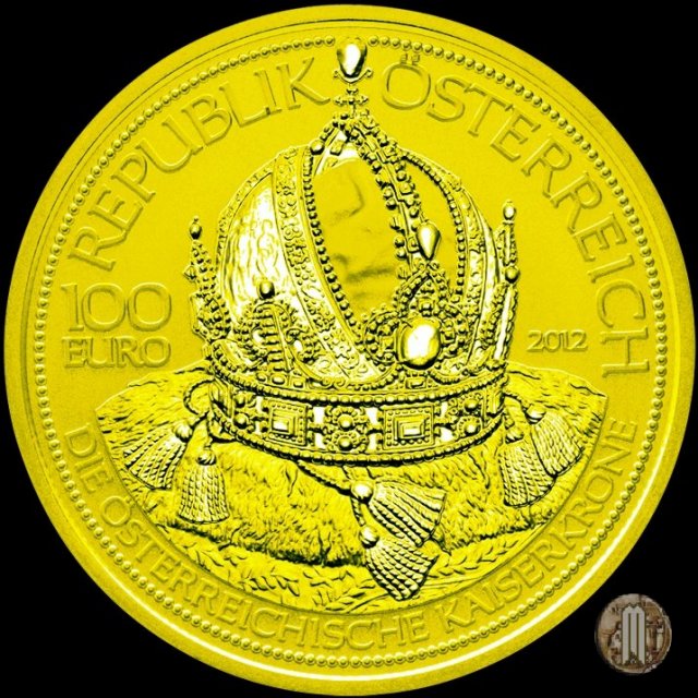 100 Euro 2012 Die Österreichische Kaiserkrone - Corona Imperiale d'Austria 2012 (Vienna)