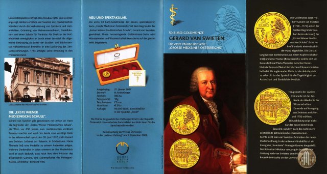 50 Euro 2007 Gerard van Swieten 2007 (Vienna)