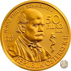 50 Euro 2008 Ignaz Philipp Semmelweis 2008 (Vienna)