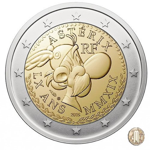 2 Euro 2019 60° anniversario di Asterix 2019 (Parigi)