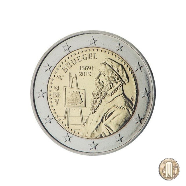 2 euro 2019 450° anniversario della morte di Pieter Brueghel il Vecchio 2019 (Utrecht)