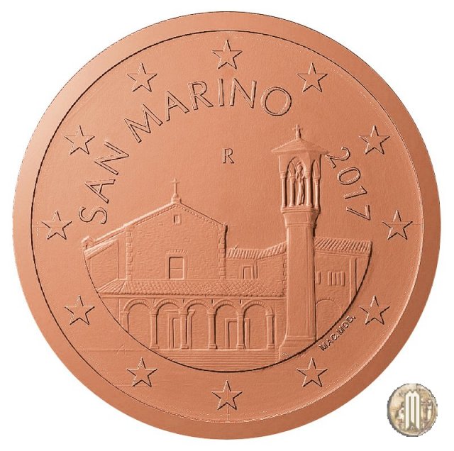 5 centesimi di Euro 2017 (Roma)