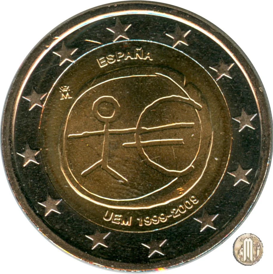 2 Euro 2009 10&deg; Anniversario dell'EMU 2009 (Madrid)