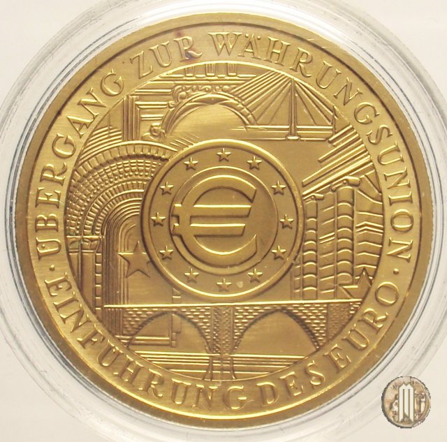 100 Euro 2002 Passaggio alla Moneta Unica - Introduzione dell'Euro 2002 (Amburgo:Berlino:Karlsruhe:Monaco:Stoccarda)