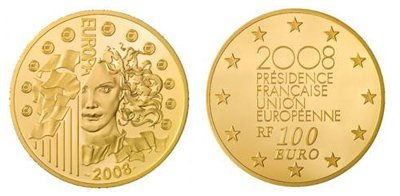 100 Euro 2008 Europa - Presidenza francese dell'Unione Europea 2008 (Parigi)