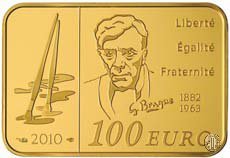 100 Euro 2010 Grandi Pittori - I moderni - Georges Braque 2010 (Parigi)