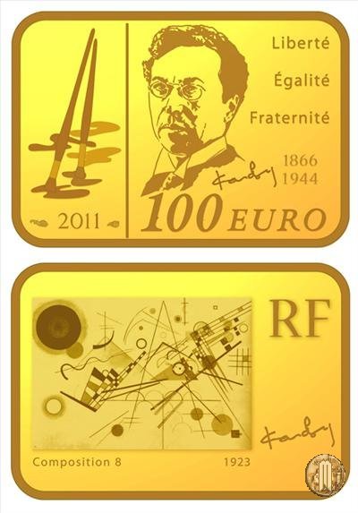 100 Euro 2011 Grandi Pittori - I moderni - Vassily Kandinsky 2011 (Parigi)